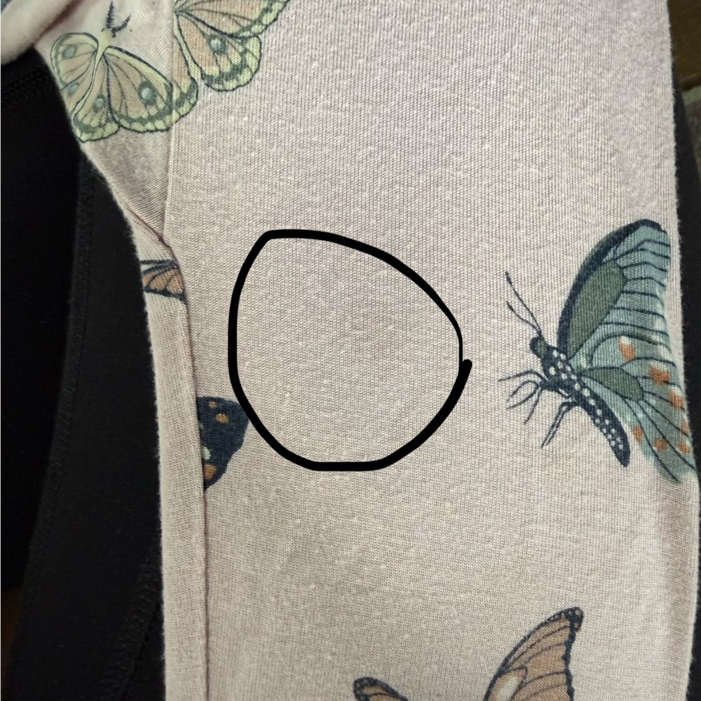 Kyte Baby Blush Butterfly 2 piece Long Sleeve Set - Picture 4 of 5